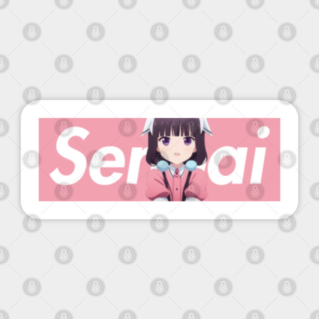 Anime Merch Blend S Maika Sakuranomiya Is Supreme Maika Sakuranomiya Sticker Teepublic Uk