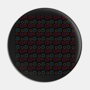 Abstract Circles and Ellipses Pin