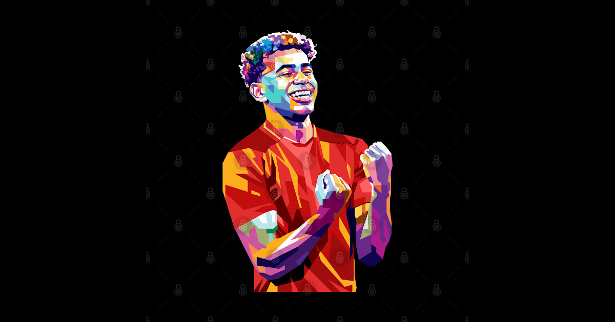 Lamine Yamal Pop Art - Lamine Yamal - Sticker | TeePublic