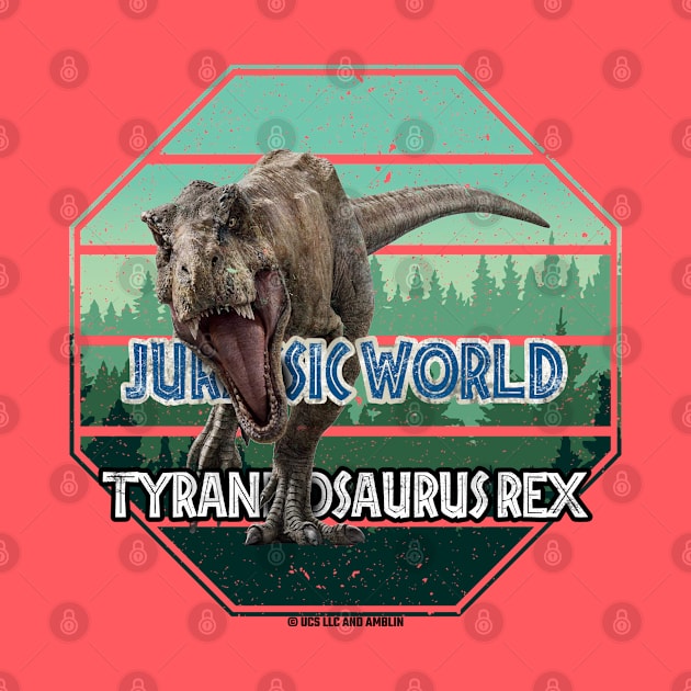 Jurassic Tyrannosaurus Rex - Isla Nublar - by Jurassic Merch