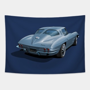 1963 Corvette in light blue Tapestry