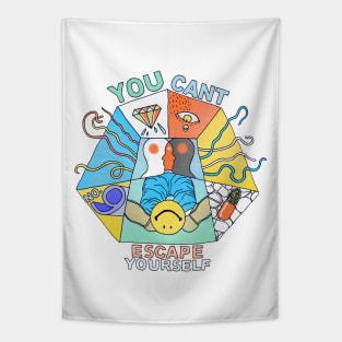 You Can't Escape Yourself Tapestry