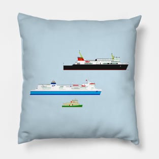 Big Man's Big Ferries Pillow