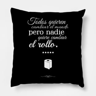 to Change the Roll in spanish Pillow