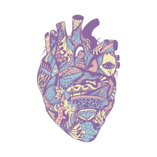 Retro Blend Transparent Heart T-Shirt