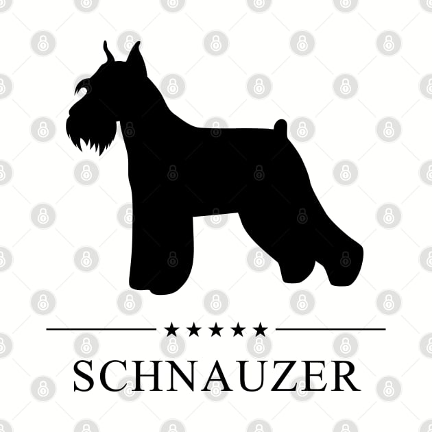 Schnauzer Black Silhouette by millersye