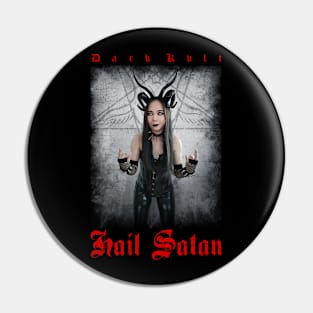 Baphomet Girl Pin