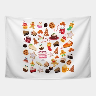 Christmas Desserts Heaven Tapestry