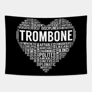 Trombone Heart Tapestry