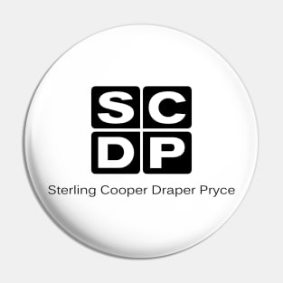 SCDP Stirling Cooper Draper Pryce - Mad Men Pin