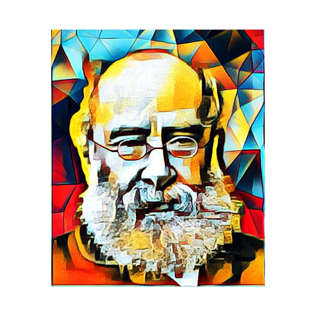 Anthony Trollope Portrait | Anthony Trollope Abstract Artwork 13 by JustLit