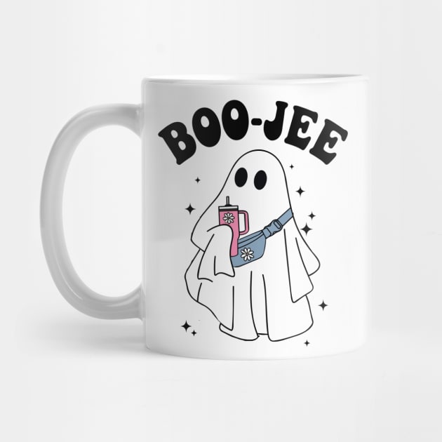 Boo-Jee Stanley funny halloween Tumbler Inspired Cute Ghost with