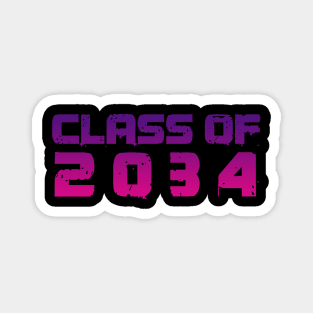 class of 2034 purple Magnet