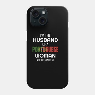 Mens Funny Portuguese design - Gift For Husband Of Portuguese Wife Phone Case