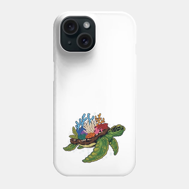 Save the Sea Turtles Phone Case by CaptainHobbyist