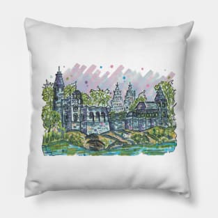 Belvedere Castle, Central Park Pillow