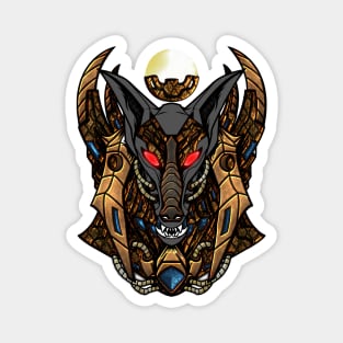 Steampunk of anubis Magnet