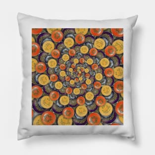 Chakra, reiki pattern Pillow