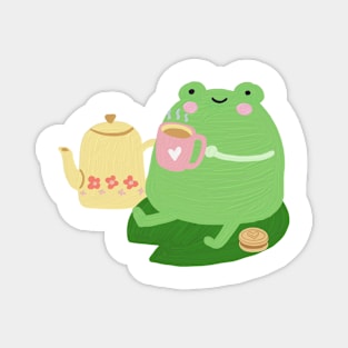 Frog Tea Magnet