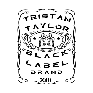 "Black Label" bottle design tee T-Shirt