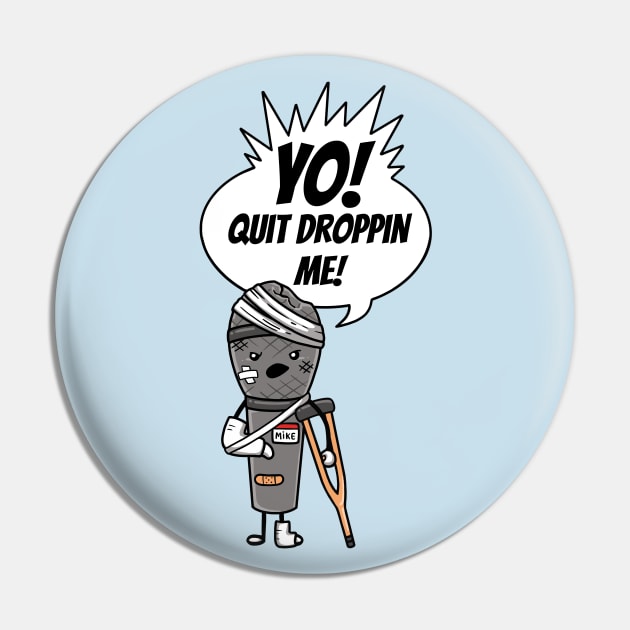 Mike Drop Pin by Made With Awesome