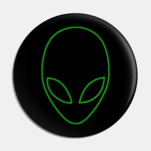 Alien Head Pin