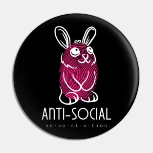 Anti Social Association Pin