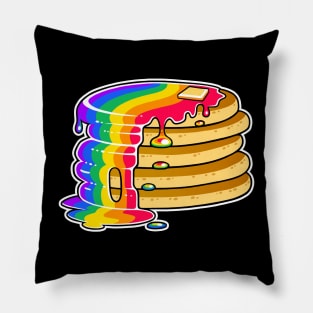 LGBT Pride Pancakes - Gay Rainbow Pillow