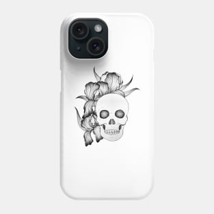 Skull with iris Phone Case