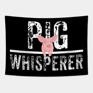 Funny Pig Whisperer - Farmer Gift Tapestry