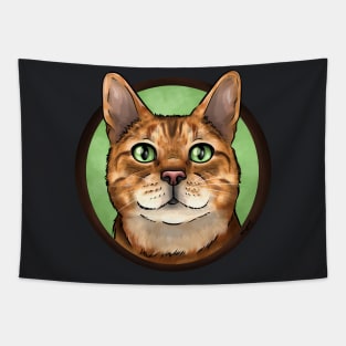 Cute Bengal Cat Tapestry