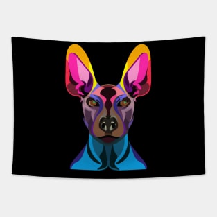 American Hairless Terrier Dog Stencil Tapestry