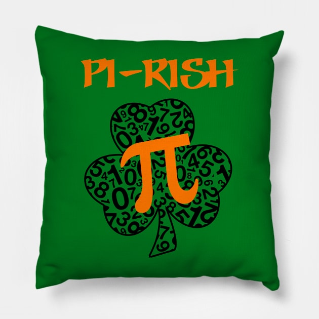 PI Day Pirish Pillow by A Zee Marketing