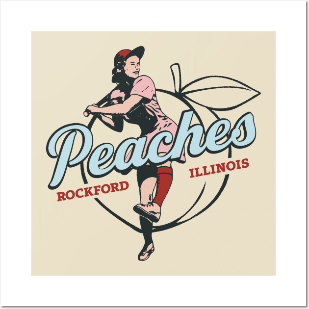 Rockford Peaches Poster for Sale by Mystical Illustrations