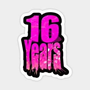 16 years Magnet