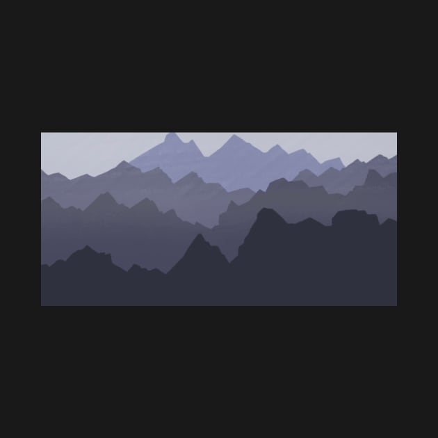 Purple Mountains by monitdesign