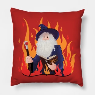 All You Need is Fireball! Fireball Wizard Design Pillow