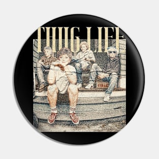 THUG LIFE GOLDEN GIRLS PUNK Pin