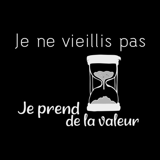 Je Ne Vieillis Pas Je Prend De La Valeur Edition Blanche Quebec Mask Teepublic 