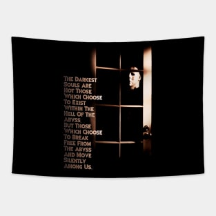 Dr Sam Loomis Halloween Quote Design Tapestry