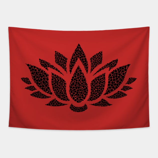 Lotus flower Tapestry by obmik