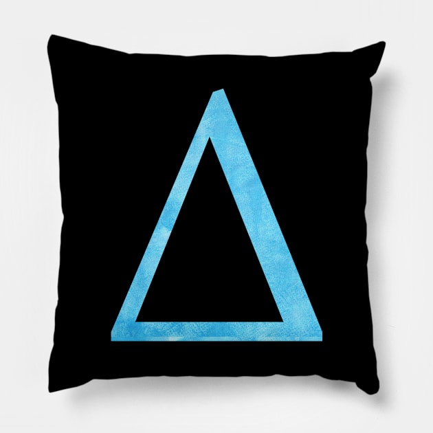 Blue Delta Pillow by lolosenese