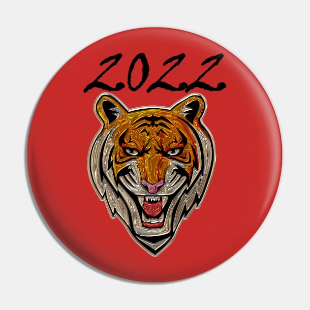 Chinese New Year of the Tiger Pin by Oopsie Daisy!