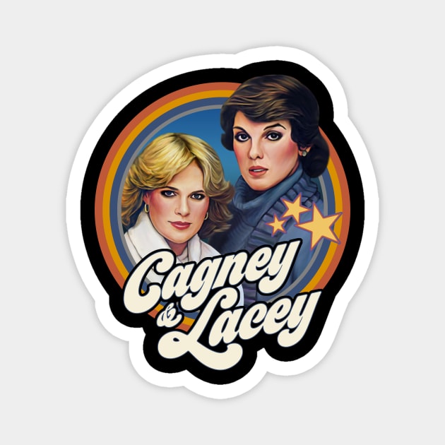 Lacey and Cagney Magnet by Trazzo