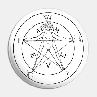 Pentagram Of Eden Pin