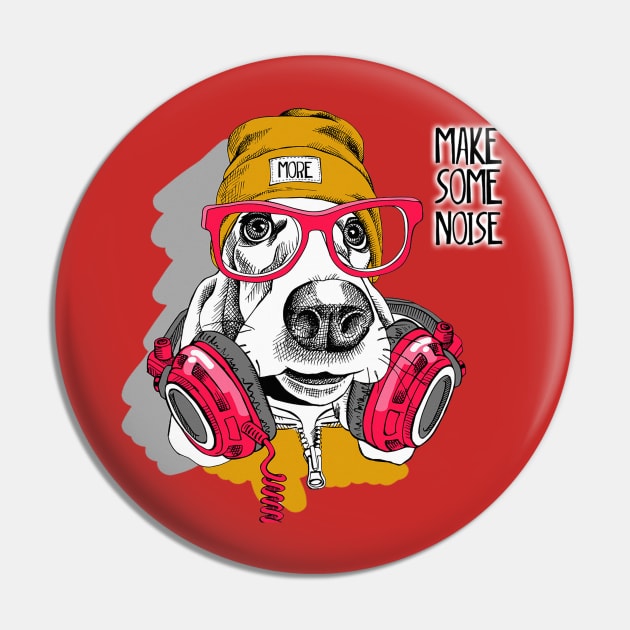 Make Some Noise Pin by HARKO DESIGN