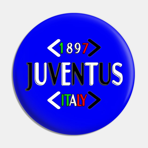 Juventus italy Classic Pin by Medo Creations