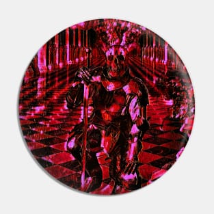 Undead warrior (Red) Pin