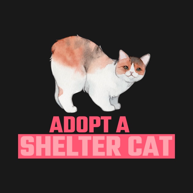 Rescue Cat Adopt a Shelter Cat by TrendingNowTshirts