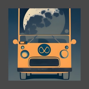 Moon Skoolie Bus T-Shirt